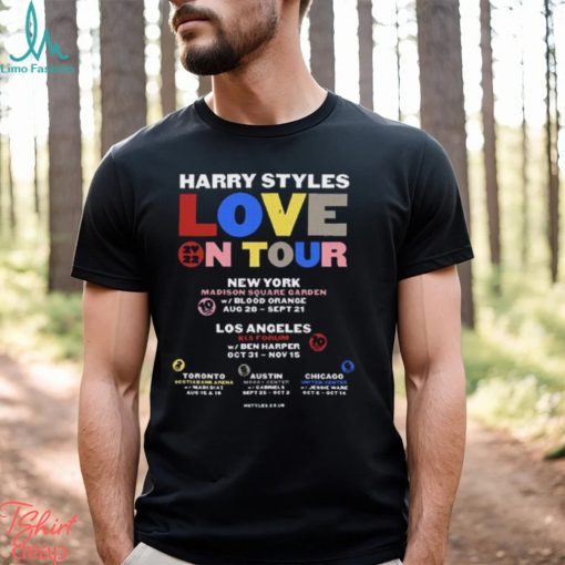 Harry Styles NYC Concert Merch Love On Tour 2022 Los Angeles Chicago Shirt