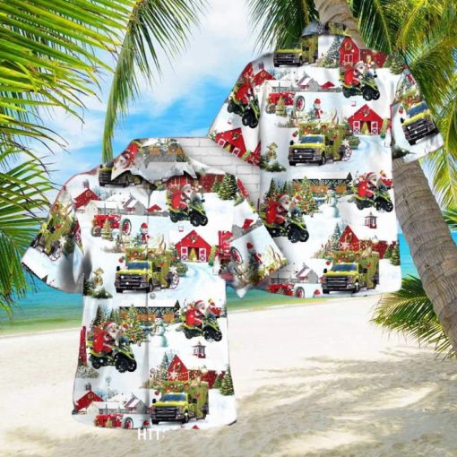 Hatzalah South Florida Ems Christmas Hawaiian Shirt