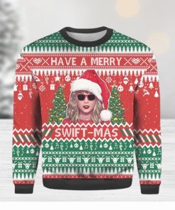 Have A Merry Swiftmas Taylor Ugly Sweater 3D Hoodie All Over Print