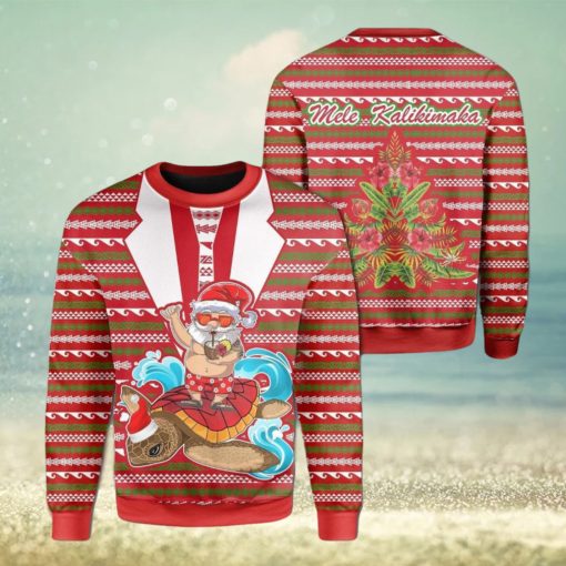 Hawaii Mele Kalikimaka Christmas Unisex Ugly Sweater