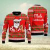 Hawaii Santa Claus Ugly Christmas Sweater Gather New Gift For Men And Women Family Holidays