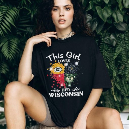 Heart This Girl Wisconsin Sports Teams Shirt