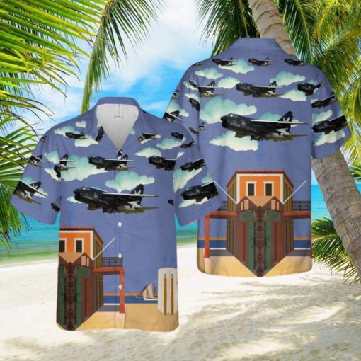 Hellenic Air Force A 7E Corsair 70th Anniversary OlympuIK Hawaiian Shirt