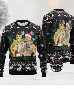 Heman Shera Christmas Custom Cosplay Ugly 3D Sweater Gift For Men And Women