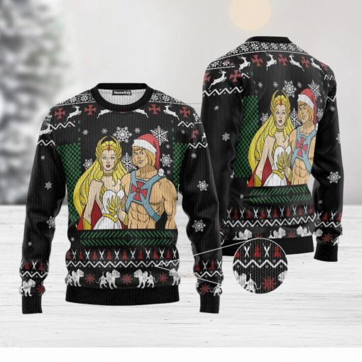 Heman Shera Christmas Custom Cosplay Ugly 3D Sweater Gift For Men And Women