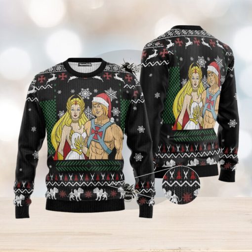 Heman Shera Christmas Custom Cosplay Ugly 3D Sweater Gift For Men And Women