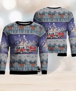 Hermitage, Pennsylvania, Patagonia Volunteer Fire Department AOP 3D Ugly Christmas Sweater