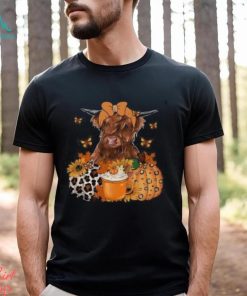 Highland Cow Fall Sweatshirt, Fall Heifer Thanksgiving Shirt, Thanksgviving Shirt, Fall Sweater, Fall Vibes Shirt, Pumpkin Cow Shirt, Thanksgiving Gift