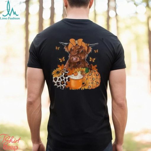 Highland Cow Fall Sweatshirt, Fall Heifer Thanksgiving Shirt, Thanksgviving Shirt, Fall Sweater, Fall Vibes Shirt, Pumpkin Cow Shirt, Thanksgiving Gift