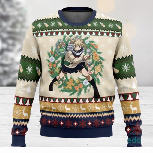 Himiko Tora Christmas My Hero Academia Ugly Christmas Sweater Unisex 3D Christmas Sweater Gift