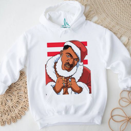 Hip Hop black Santa Claus Xmas African Christmas 2023 shirt