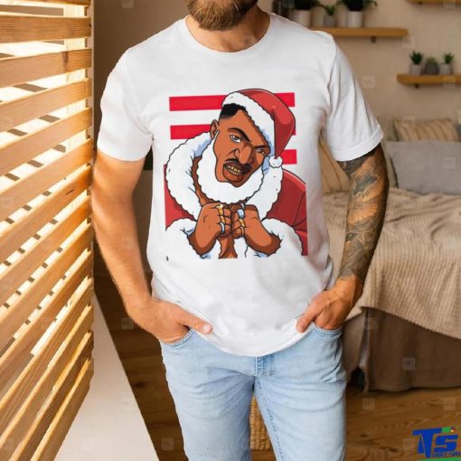 Hip Hop black Santa Claus Xmas African Christmas 2023 shirt