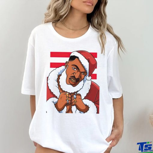 Hip Hop black Santa Claus Xmas African Christmas 2023 shirt