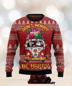 Hippie Car Ugly Christmas Sweater Impressive Gift For Men And Women