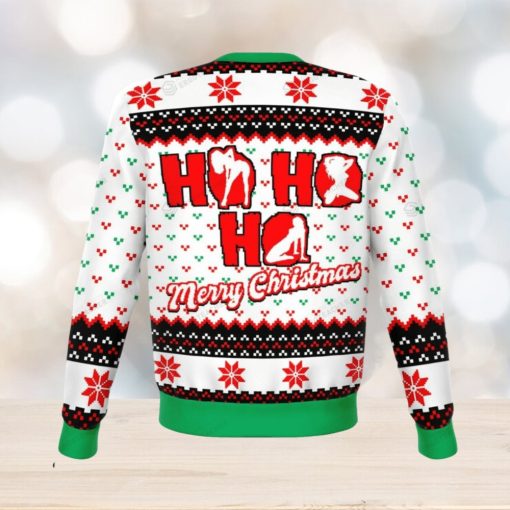 Ho Ho Ho Knitting Pattern Ugly Christmas Holiday Sweater