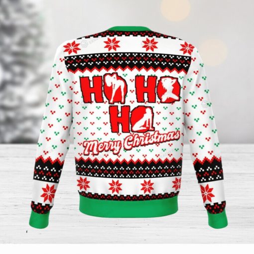 Ho Ho Ho Knitting Pattern Ugly Christmas Holiday Sweater