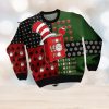 NFL New England Patriots Ugly Christmas Sweater Ball Pine Tree Christmas Unisex Sweater