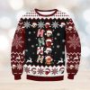 Funny Cat Merry Christmas Gathering Knitted AOP Sweater For Thanksgiving