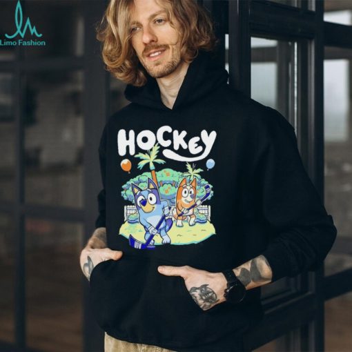 Hockey Bluey shirt