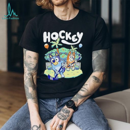 Hockey Bluey shirt