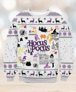 Hocus Pocus For Christmas Gifts 3D Printed Ugly Christmas Sweater