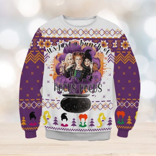 Hocus Pocus For Christmas Gifts Knitting Pattern Sweater