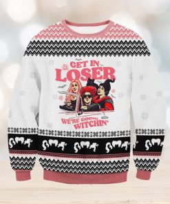 Hocus Pocus Get In Loser For Christmas Gifts Ugly Xmas Wool Knitted Sweater