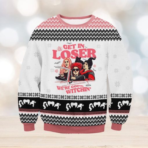 Hocus Pocus Get In Loser For Christmas Gifts Ugly Xmas Wool Knitted Sweater