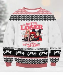 Hocus Pocus Get In Loser For Christmas Gifts Ugly Xmas Wool Knitted Sweater