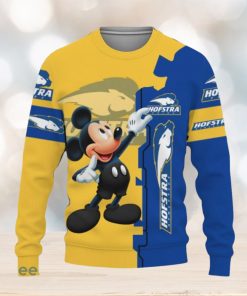 Hofstra Pride Mickey Mouse Champions Football Knitted Christmas Sweater