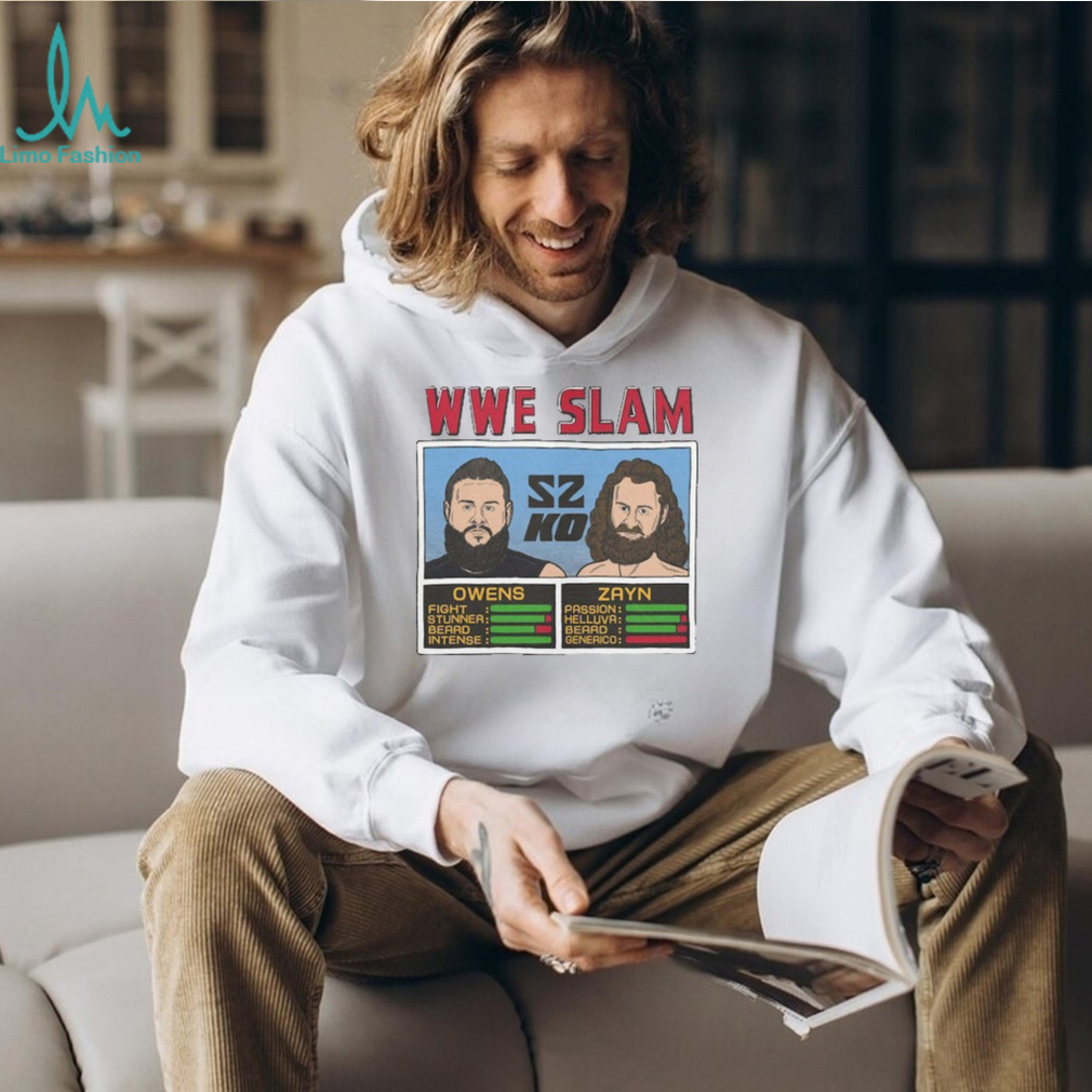 Homage Kevin Owens & Sami Zayn WWE Slam Tri Blend T Shirt Homage Kevin Owens & Sami Zayn WWE Slam Tri Blend T Shirt