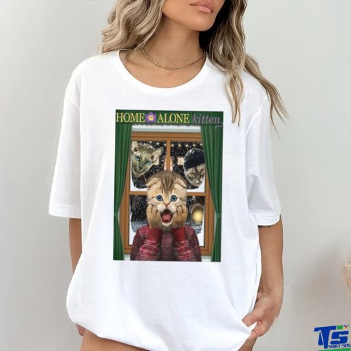 Home Alone Kitten Poster Shirt