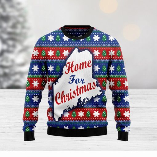 Home For Christmas Maine Christmas For Christmas Gifts Ugly Christmas Sweater