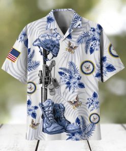 Honoring All Who Served Summer US Navy Hawaiian Shirt Veteran