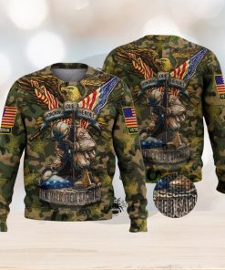 Honoring Our Heroes Veteran For Christmas Gifts Knitting Pattern Sweater