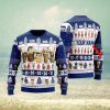 Dreaming Golden Retriever Under Snow Ugly Christmas Sweater Family Christmas Gift