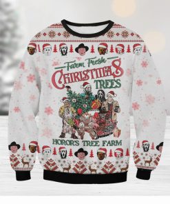 Horror Christmas Tree Ugly Christmas Holiday Sweater