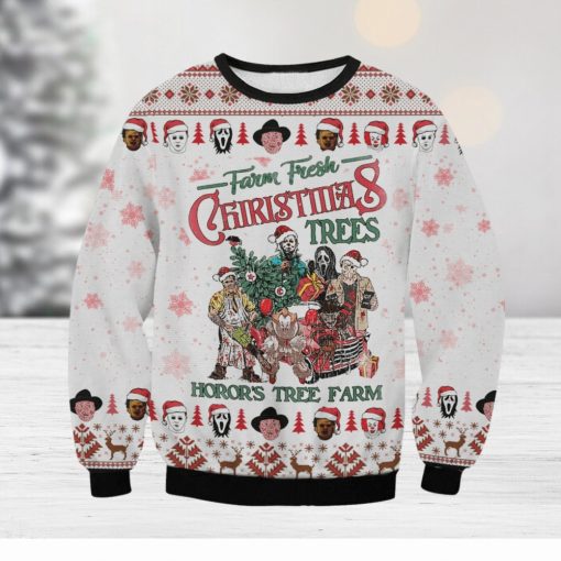 Horror Christmas Tree Ugly Christmas Holiday Sweater