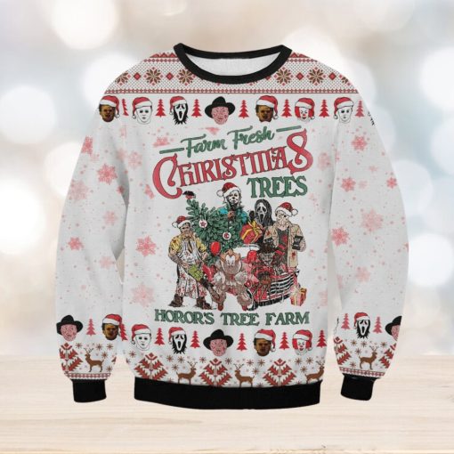 Horror Christmas Tree Ugly Christmas Holiday Sweater