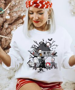 Horror Clubhouse In Park Halloween Costume Gifts T Shirt