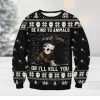 Christmas Cat Playing In Starry Night Ugly 3D Sweaters Gift For Men And Women