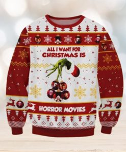 Horror Movies Grinch Christmas Ugly Sweater Gift For Men And Women