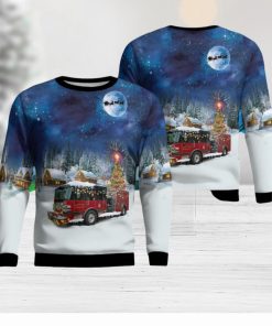 Horry County Fire Rescue Station 46, Conway, South Carolina Christmas AOP 3D Ugly Christmas Sweater