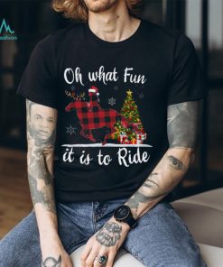 Horse Christmas Oh What Fun It Is To Ride T Shirt