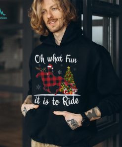 Horse Christmas Oh What Fun It Is To Ride T Shirt