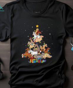 Horse Christmas Tree Classic T Shirt