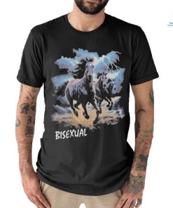 Horses Running In Thunderstorm Bisexual 90’S Shirt