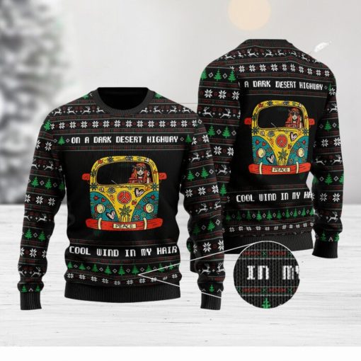 Hotel California Full Christmas 3D Printed Ugly Christmas Sweater