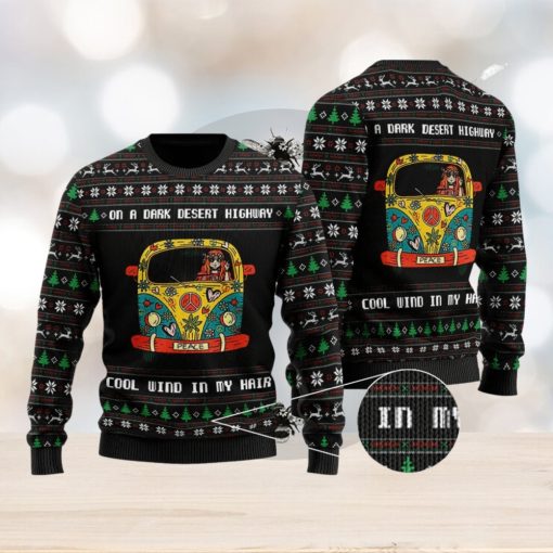 Hotel California Full Christmas 3D Printed Ugly Christmas Sweater