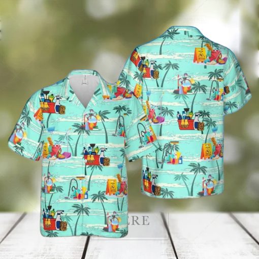 Housekeeping Equipment Hawaiian Shirt